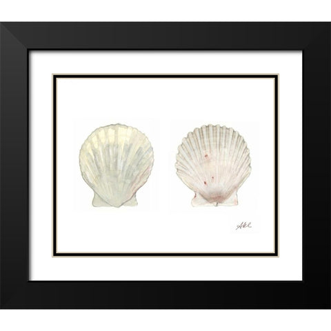 Tidal Treasure IV Black Modern Wood Framed Art Print with Double Matting by Ludwig, Alicia