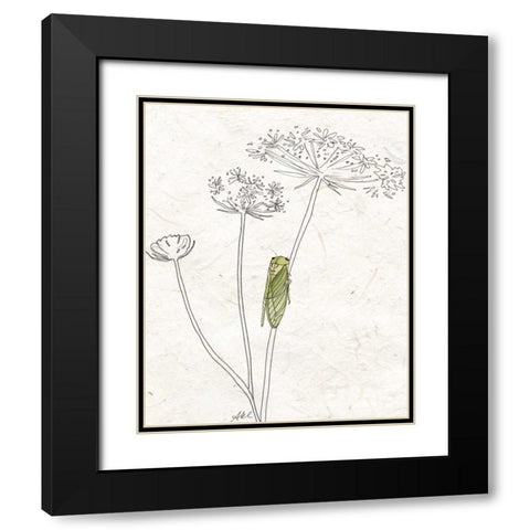 Summer Chorus I Black Modern Wood Framed Art Print with Double Matting by Ludwig, Alicia