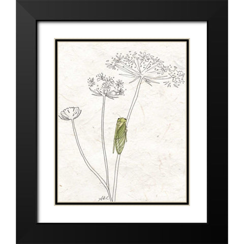 Summer Chorus I Black Modern Wood Framed Art Print with Double Matting by Ludwig, Alicia