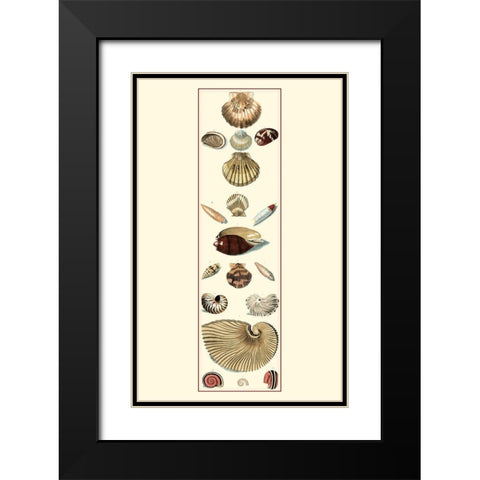 UA Sm Studies Sym I (P) Black Modern Wood Framed Art Print with Double Matting by Vision Studio