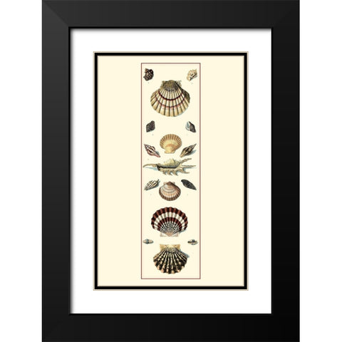 UA Sm Studies Sym II (P) Black Modern Wood Framed Art Print with Double Matting by Vision Studio