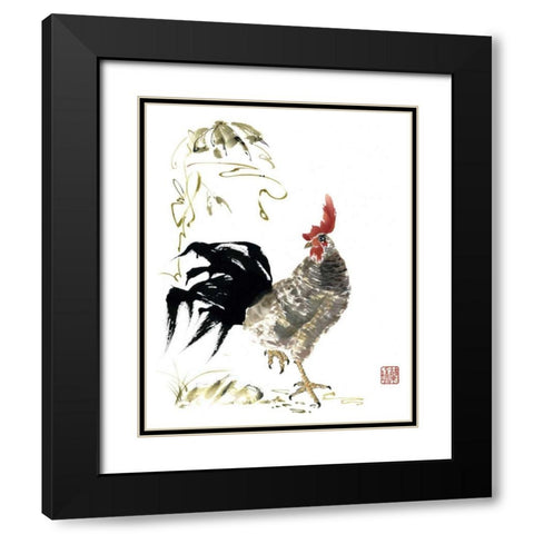 Its My Turn Black Modern Wood Framed Art Print with Double Matting by Parker, Nan Rae