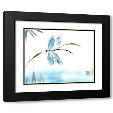 The Light Touch Black Modern Wood Framed Art Print with Double Matting by Parker, Nan Rae
