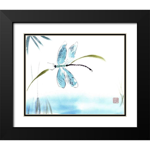 The Light Touch Black Modern Wood Framed Art Print with Double Matting by Parker, Nan Rae