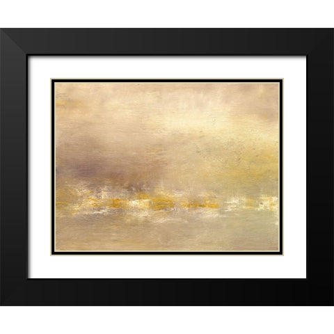 Morning I Black Modern Wood Framed Art Print with Double Matting by Gordon, Sharon
