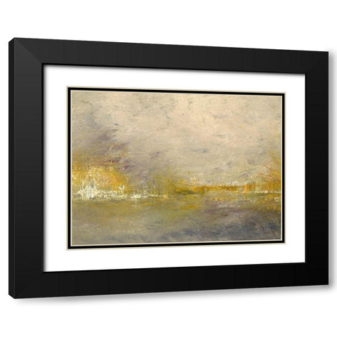 Morning III Black Modern Wood Framed Art Print with Double Matting by Gordon, Sharon