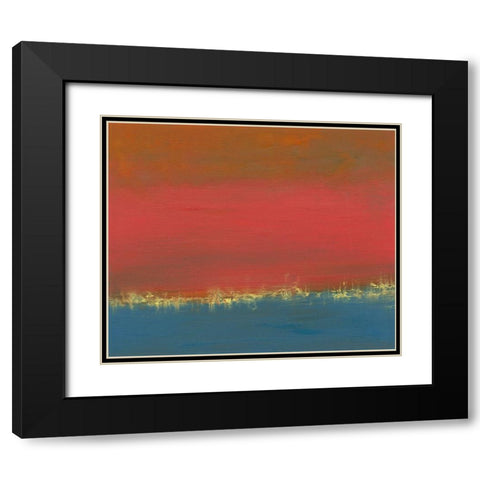 Harbor Light IV Black Modern Wood Framed Art Print with Double Matting by Gordon, Sharon