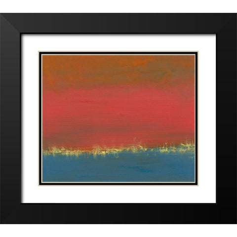 Harbor Light IV Black Modern Wood Framed Art Print with Double Matting by Gordon, Sharon
