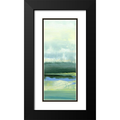 Spring II Black Modern Wood Framed Art Print with Double Matting by Gordon, Sharon