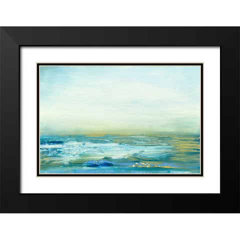 Sojourn IV Black Modern Wood Framed Art Print with Double Matting by Gordon, Sharon