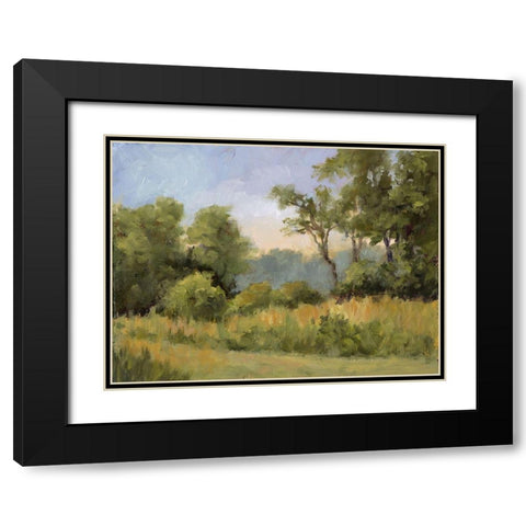 Grailville View Black Modern Wood Framed Art Print with Double Matting by Weber, Mary Jean