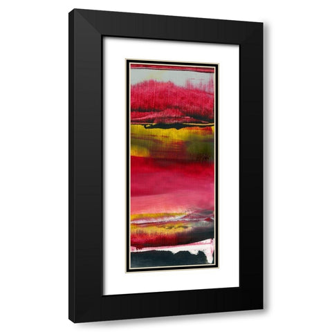 Magenta Solstice II Black Modern Wood Framed Art Print with Double Matting by Gordon, Sharon