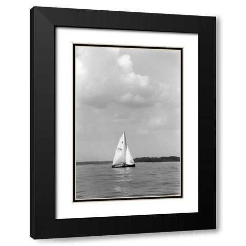 Ocean Breeze IV Black Modern Wood Framed Art Print with Double Matting by DeNardo, Laura