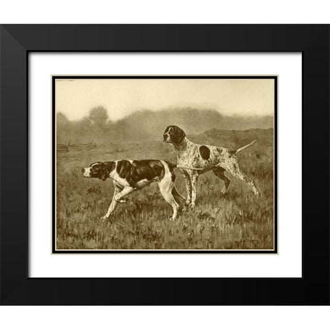 A Double Point Black Modern Wood Framed Art Print with Double Matting by Tracey, J.M.