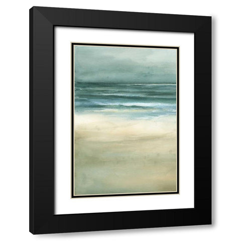Tranquil Sea I Black Modern Wood Framed Art Print with Double Matting by Goldberger, Jennifer