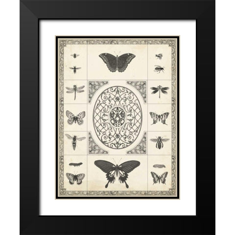 Natures Memento I Black Modern Wood Framed Art Print with Double Matting by Vision Studio