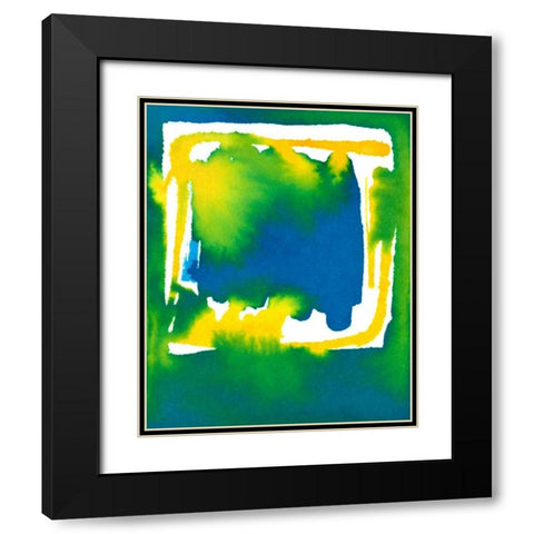 Instantaneous II Black Modern Wood Framed Art Print with Double Matting by Stramel, Renee W.