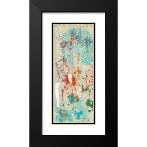 Layers Of Paint I Black Modern Wood Framed Art Print with Double Matting by Goldberger, Jennifer