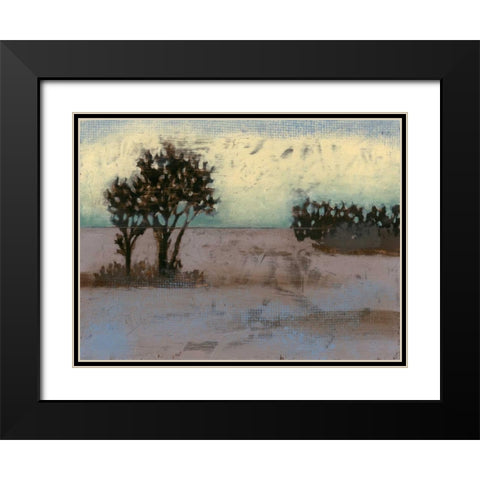 Rustic Meadow I Black Modern Wood Framed Art Print with Double Matting by Goldberger, Jennifer