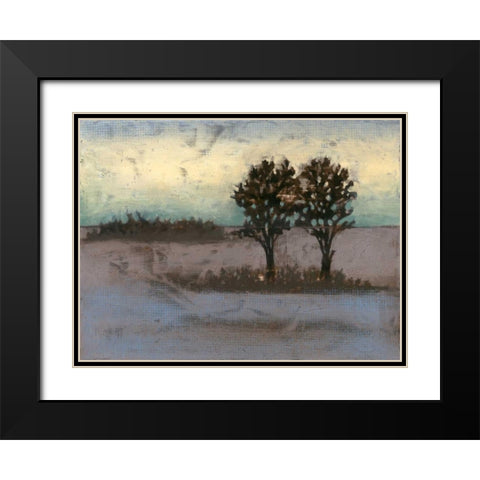 Rustic Meadow II Black Modern Wood Framed Art Print with Double Matting by Goldberger, Jennifer