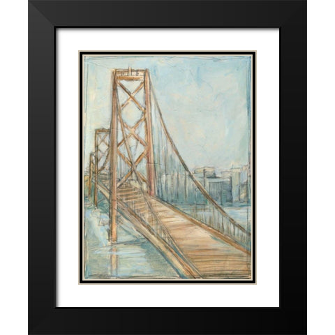 Metropolitan Bridge I Black Modern Wood Framed Art Print with Double Matting by Harper, Ethan
