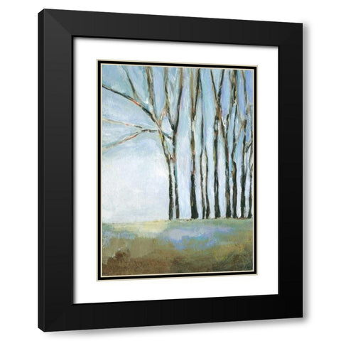 The Day His Heart Returned Black Modern Wood Framed Art Print with Double Matting by Long, Christina
