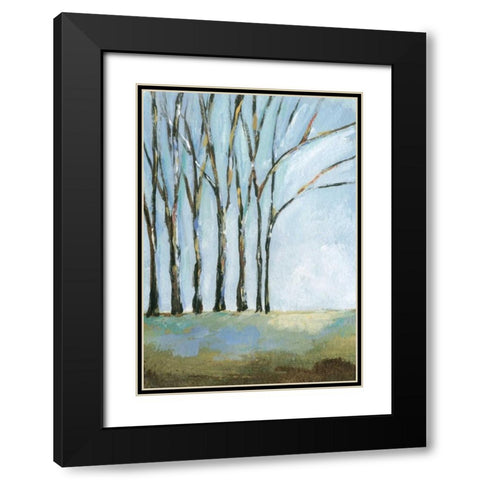 What Love Is Black Modern Wood Framed Art Print with Double Matting by Long, Christina