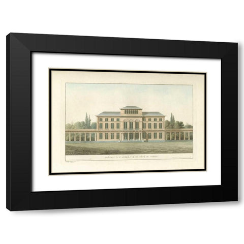 Architectural Rendering I Black Modern Wood Framed Art Print with Double Matting by Vision Studio