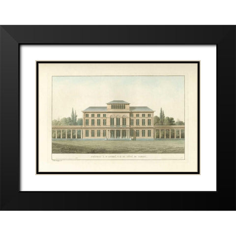Architectural Rendering I Black Modern Wood Framed Art Print with Double Matting by Vision Studio