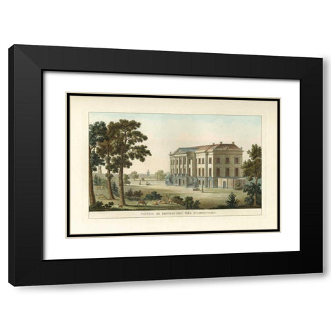 Architectural Rendering II Black Modern Wood Framed Art Print with Double Matting by Vision Studio