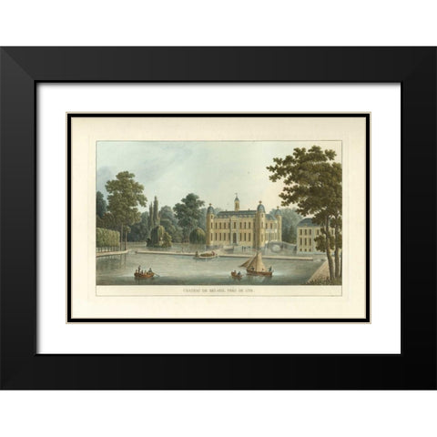 Architectural Rendering IV Black Modern Wood Framed Art Print with Double Matting by Vision Studio