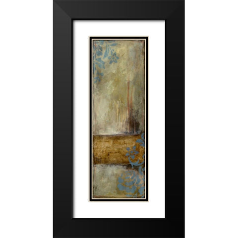 Patina I Black Modern Wood Framed Art Print with Double Matting by Goldberger, Jennifer