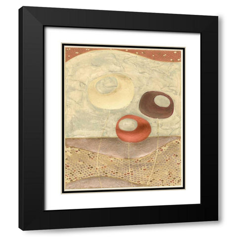 Alloy I Black Modern Wood Framed Art Print with Double Matting by Vess, June Erica