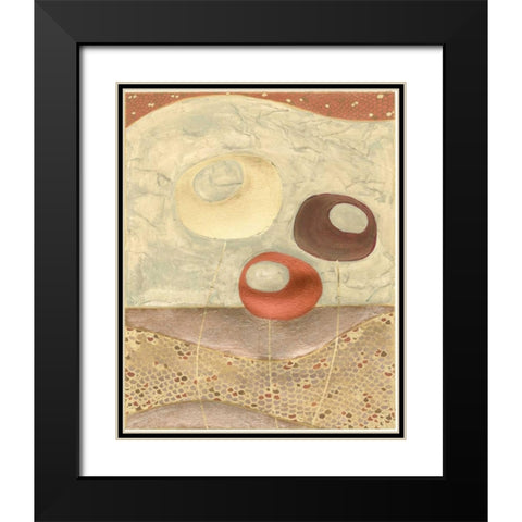 Alloy I Black Modern Wood Framed Art Print with Double Matting by Vess, June Erica