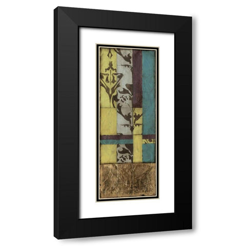 Jeweled Transom VI Black Modern Wood Framed Art Print with Double Matting by Goldberger, Jennifer