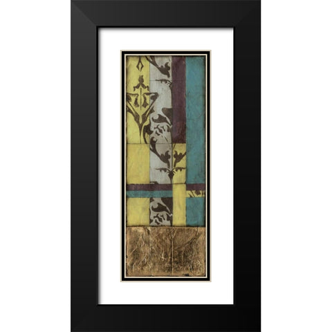 Jeweled Transom VI Black Modern Wood Framed Art Print with Double Matting by Goldberger, Jennifer