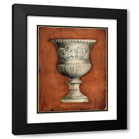 Stone Vessel III Black Modern Wood Framed Art Print with Double Matting by Harper, Ethan