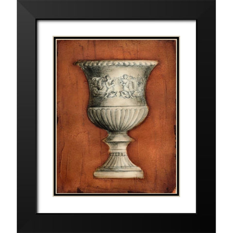 Stone Vessel III Black Modern Wood Framed Art Print with Double Matting by Harper, Ethan