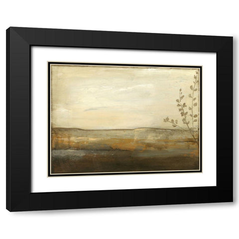 Horizon II Black Modern Wood Framed Art Print with Double Matting by Goldberger, Jennifer