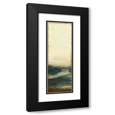 Horizon V Black Modern Wood Framed Art Print with Double Matting by Goldberger, Jennifer