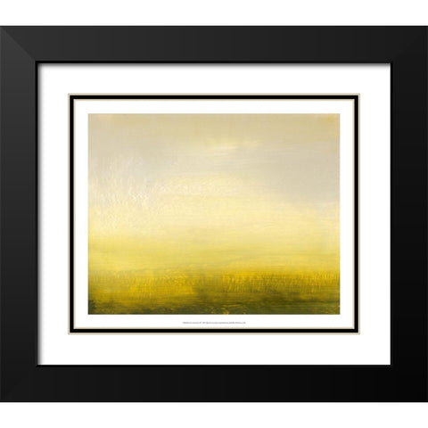 Low Country II Black Modern Wood Framed Art Print with Double Matting by Gordon, Sharon
