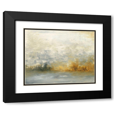 Low Country IV Black Modern Wood Framed Art Print with Double Matting by Gordon, Sharon