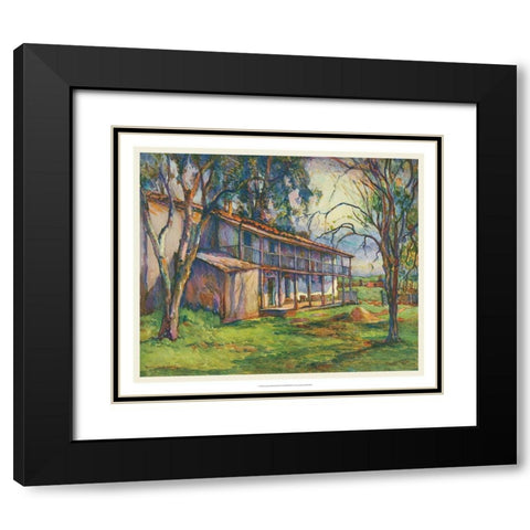 European Sketchbook VI Black Modern Wood Framed Art Print with Double Matting by Abdy, Rowena Meeks