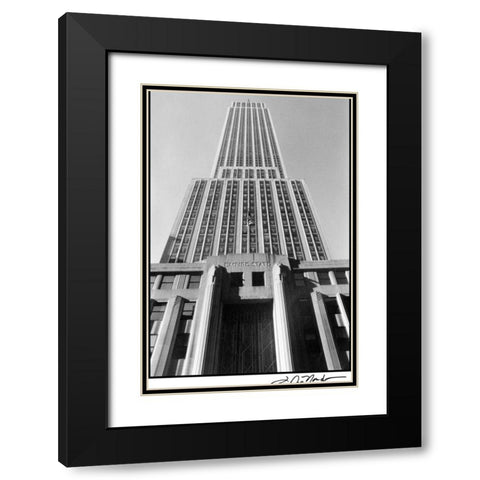 Empire State Building I Black Modern Wood Framed Art Print with Double Matting by DeNardo, Laura