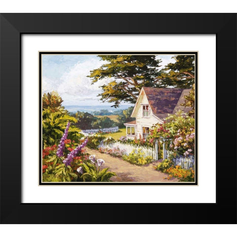 Tranquility Defined Black Modern Wood Framed Art Print with Double Matting by Dertner, Erin