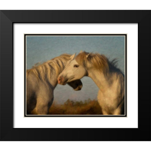 French Affair Black Modern Wood Framed Art Print with Double Matting by PHBurchett