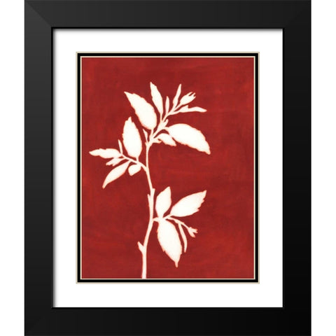 Four Seasons Foliage III Black Modern Wood Framed Art Print with Double Matting by Meagher, Megan
