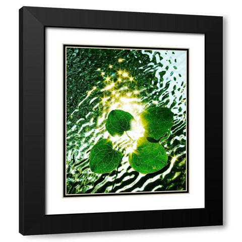 Floating Light Black Modern Wood Framed Art Print with Double Matting by Morris, Leonard