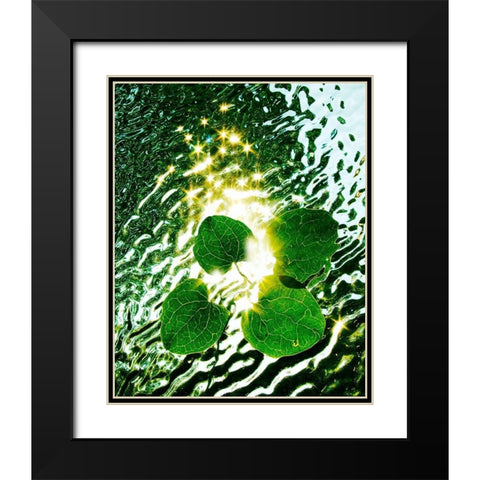 Floating Light Black Modern Wood Framed Art Print with Double Matting by Morris, Leonard