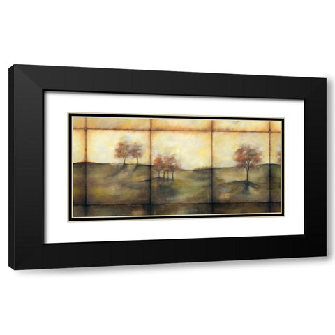Autumnal Meadow I Black Modern Wood Framed Art Print with Double Matting by Goldberger, Jennifer
